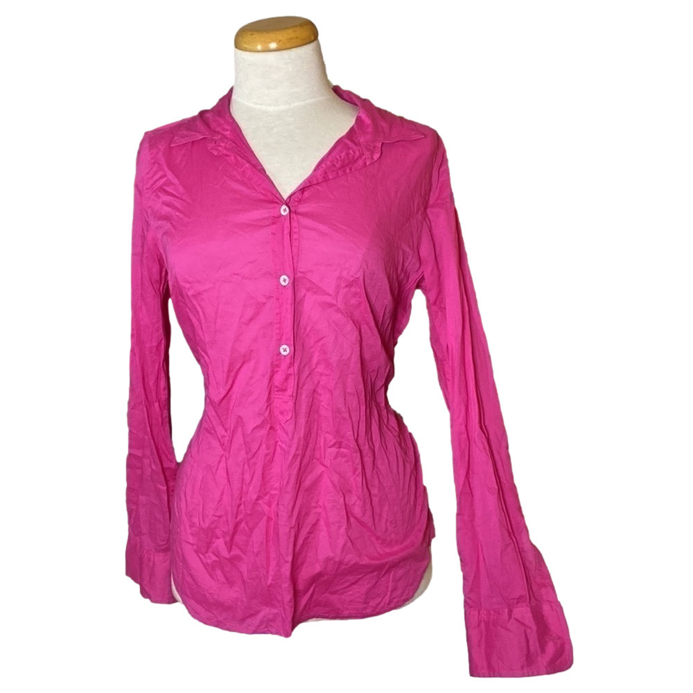 🌷J Crew🌷 100% Cotton Fuchsia Pink Button Shirt